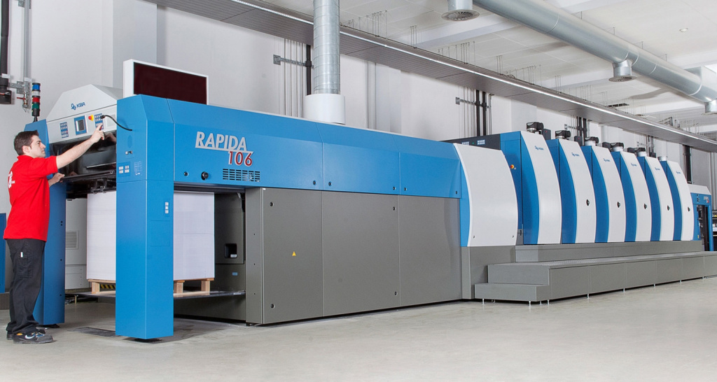 Which is the best KBA machine for 50x70 format?