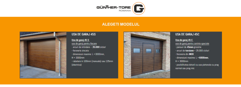 Mentenanta si folosirea in siguranta a usilor de garaj