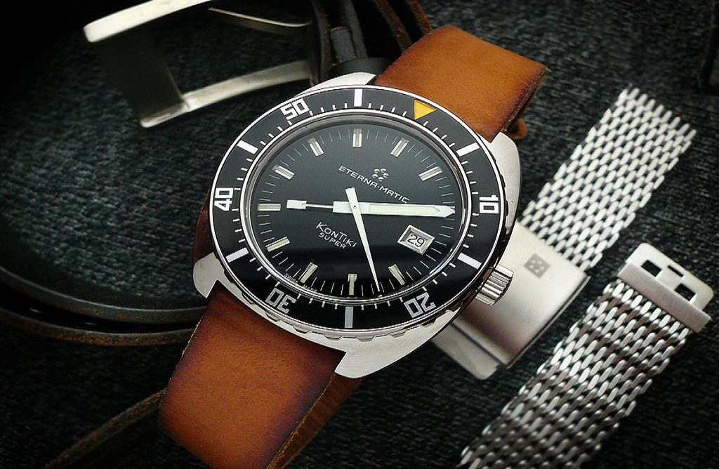Eterna Super KonTiki Date – ceasul sport cu design retro