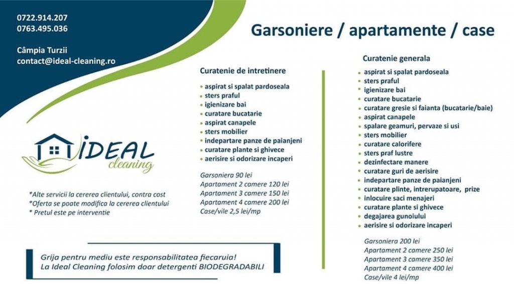 servicii curatenie Campia Turzii