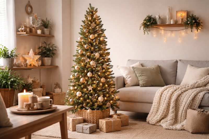 Ce brad artificial de Crăciun se potrivește pentru un apartament mic?